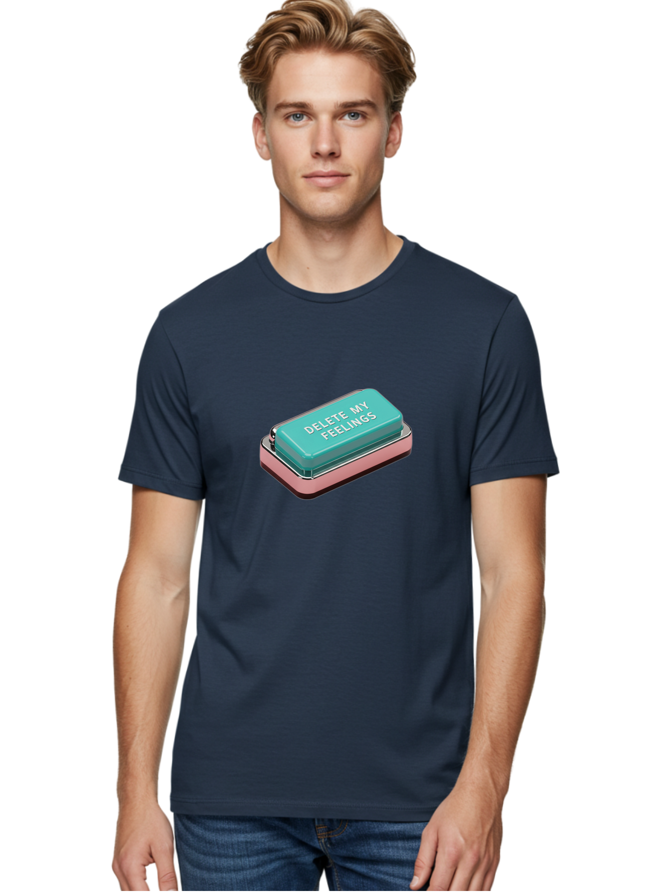 Delete-My-Feelings Men'S Graphic Tee, 100% Cotton, Comfortable Casual Summer Wear, Machine Washable, Vintage Camera, Old Camera, Antique Camera, Black Camera, Classic Photography, Photography Equipment, Nostalgic Device, Film Camera, Bak406