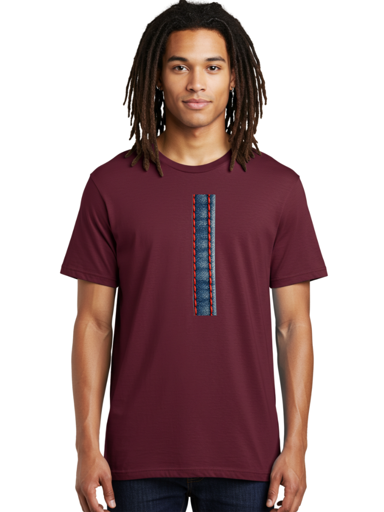 Denim-Strip Men'S Graphic Tee, 100% Cotton, Comfortable Casual Summer Wear, Machine Washable, Vintage Camera, Old Camera, Antique Camera, Black Camera, Classic Photography, Photography Equipment, Nostalgic Device, Film Camera, Camera Art Bak409