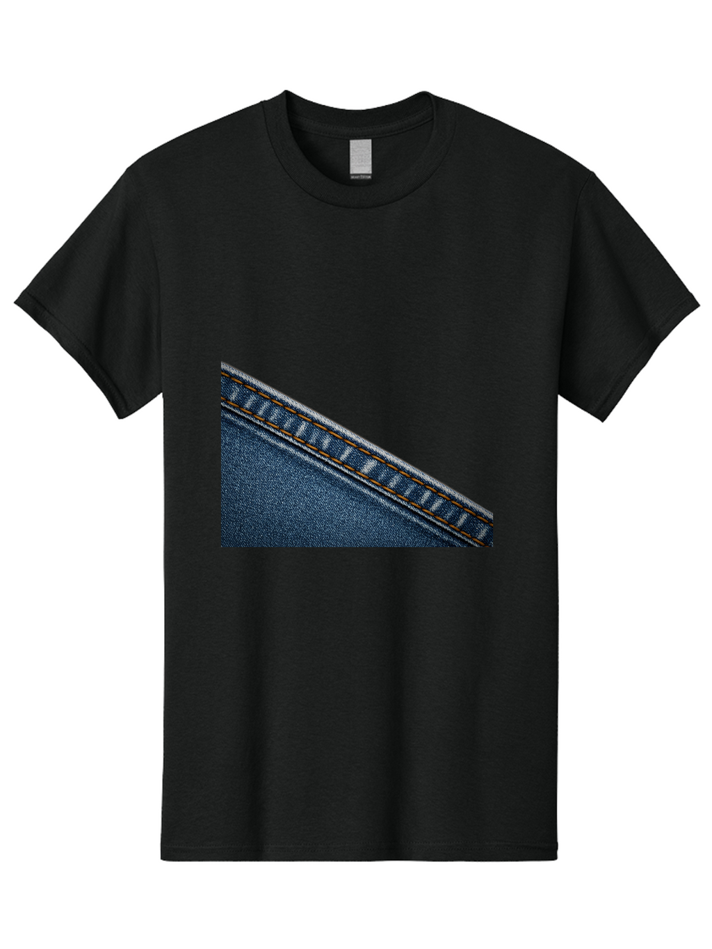 Denim Men'S Graphic Tee, 100% Cotton, Comfortable Casual Summer Wear, Machine Washable, Vintage Camera, Old Camera, Antique Camera, Black Camera, Classic Photography, Photography Equipment, Nostalgic Device, Film Camera, Camera Art Bak410