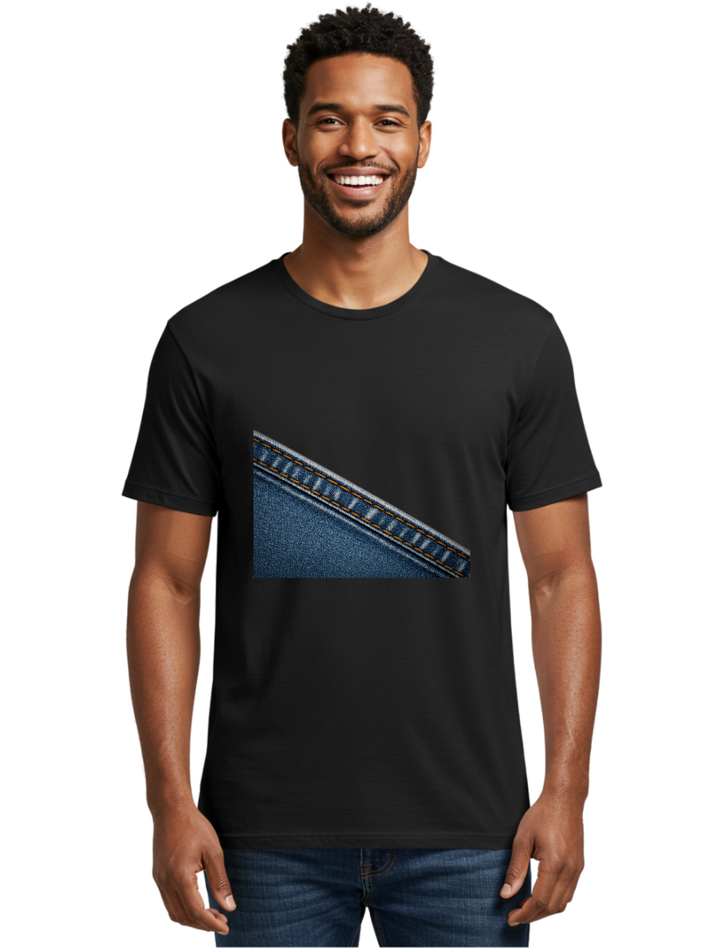 Denim Men'S Graphic Tee, 100% Cotton, Comfortable Casual Summer Wear, Machine Washable, Vintage Camera, Old Camera, Antique Camera, Black Camera, Classic Photography, Photography Equipment, Nostalgic Device, Film Camera, Camera Art Bak410