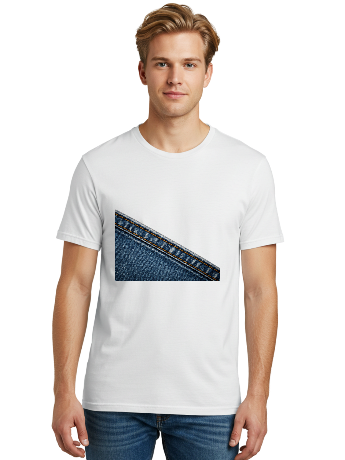 Denim Men'S Graphic Tee, 100% Cotton, Comfortable Casual Summer Wear, Machine Washable, Vintage Camera, Old Camera, Antique Camera, Black Camera, Classic Photography, Photography Equipment, Nostalgic Device, Film Camera, Camera Art Bak410