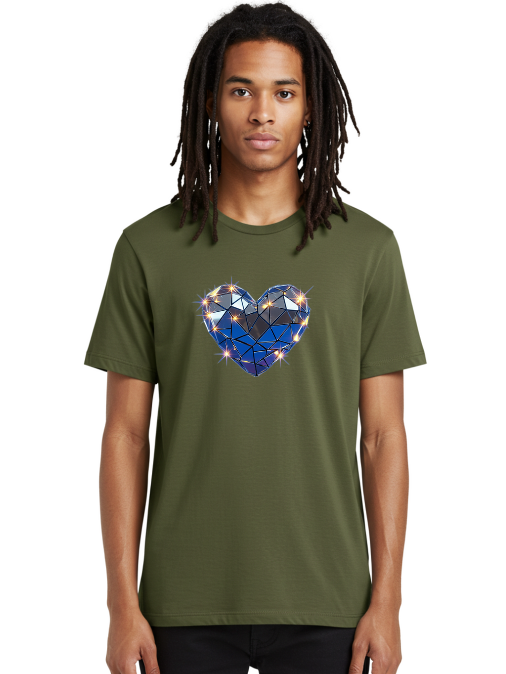Diamond-Heart-3 Men'S Graphic Tee, 100% Cotton, Comfortable Casual Summer Wear, Machine Washable, Vintage Camera, Old Camera, Antique Camera, Black Camera, Classic Photography, Photography Equipment, Nostalgic Device, Film Camera, Camera Art Bak414