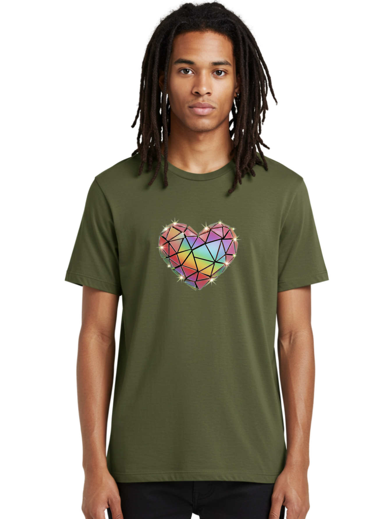 Diamond-Heart-4 Men'S Graphic Tee, 100% Cotton, Comfortable Casual Summer Wear, Machine Washable, Vintage Camera, Old Camera, Antique Camera, Black Camera, Classic Photography, Photography Equipment, Nostalgic Device, Film Camera, Camera Art Bak415