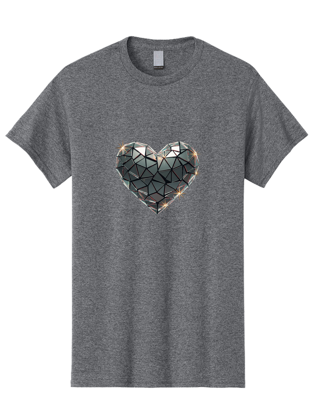 Diamond-Heart Men'S Graphic Tee, 100% Cotton, Comfortable Casual Summer Wear, Machine Washable, Vintage Camera, Old Camera, Antique Camera, Black Camera, Classic Photography, Photography Equipment, Nostalgic Device, Film Camera, Camera Art Bak416