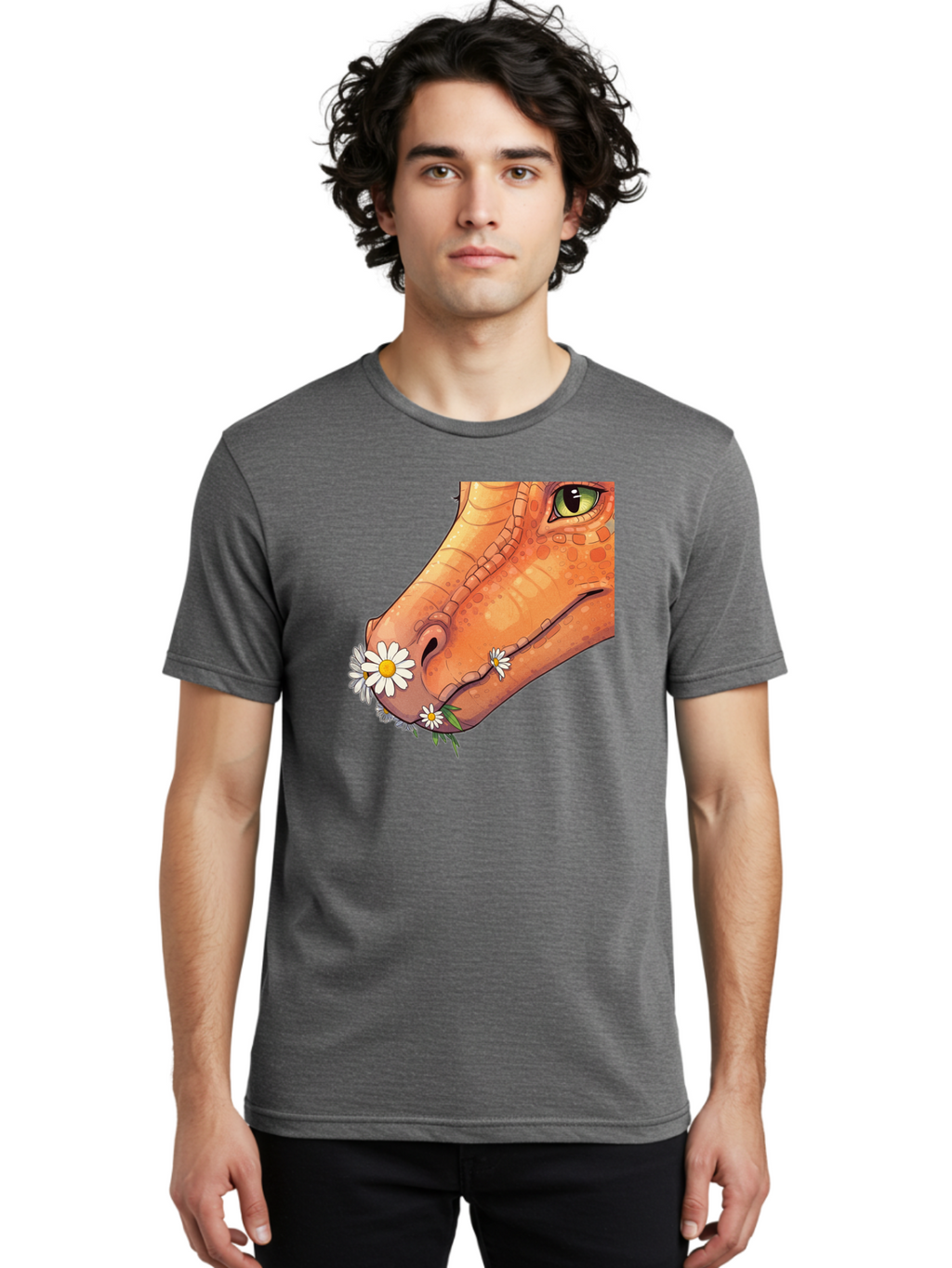 Dinosaur-Head Men'S Graphic Tee, 100% Cotton, Comfortable Casual Summer Wear, Machine Washable, Vintage Camera, Old Camera, Antique Camera, Black Camera, Classic Photography, Photography Equipment, Nostalgic Device, Film Camera, Camera Art Bak420