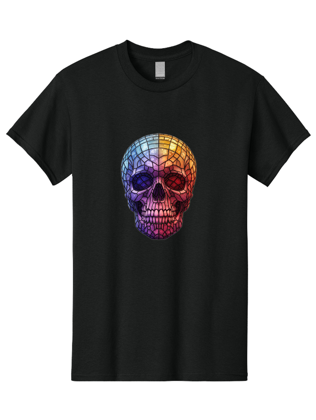 Disco-Ball-Skull-4 Men'S Graphic Tee, 100% Cotton, Comfortable Casual Summer Wear, Machine Washable, Vintage Camera, Old Camera, Antique Camera, Black Camera, Classic Photography, Photography Equipment, Nostalgic Device, Film Camera, Bak424