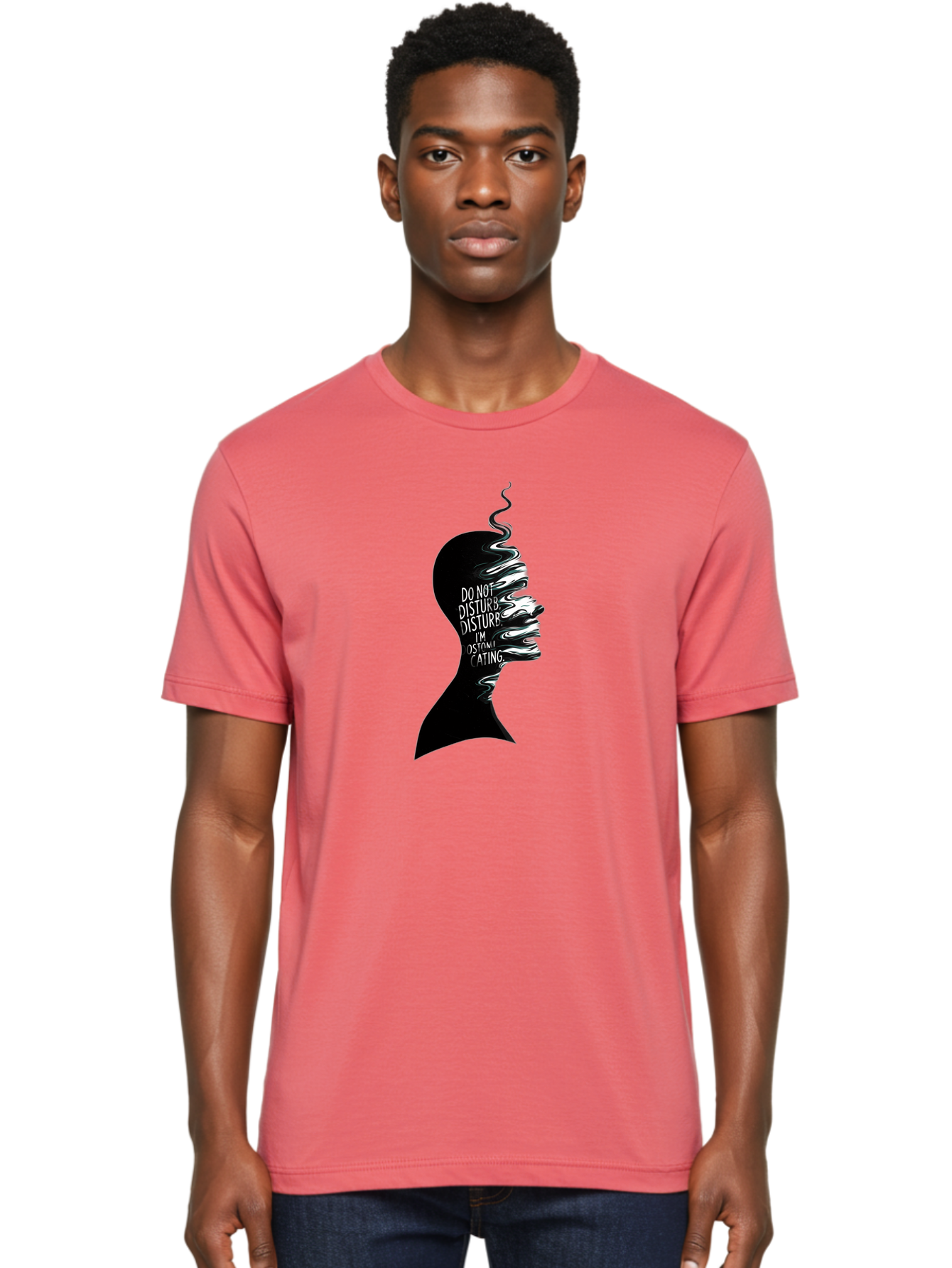 Do-Not-Disturb-I-M-Contemplating Men'S Graphic Tee, 100% Cotton, Comfortable Casual Summer Wear, Machine Washable, Vintage Camera, Old Camera, Antique Camera, Black Camera, Classic Photography, Photography Equipment, Nostalgic Device, Bak433