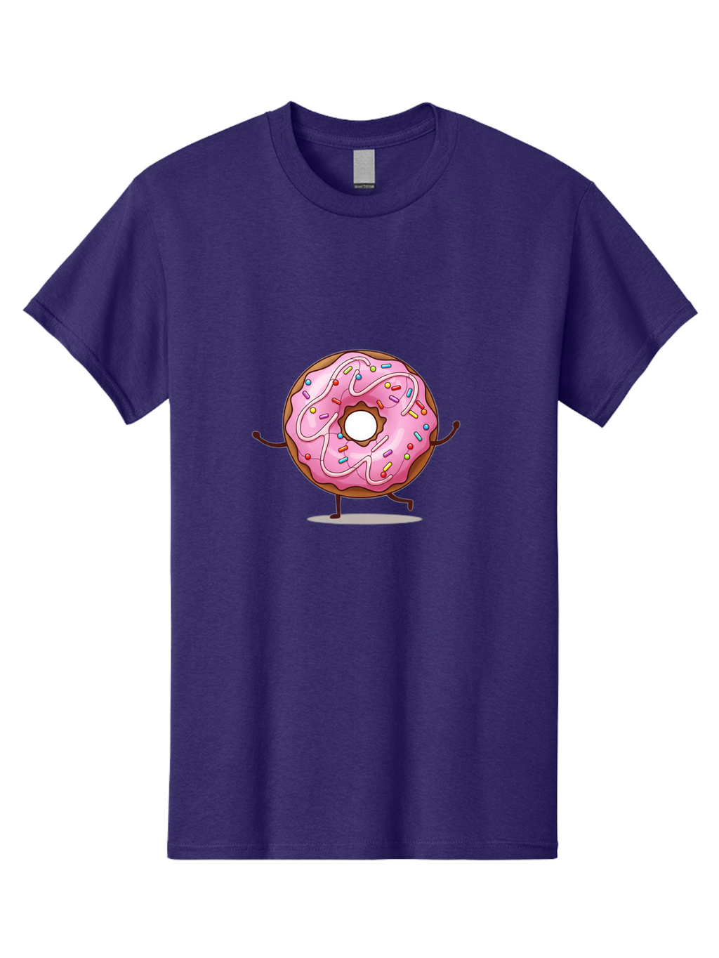 Donut-Character-1 Men'S Graphic Tee, 100% Cotton, Comfortable Casual Summer Wear, Machine Washable, Vintage Camera, Old Camera, Antique Camera, Black Camera, Classic Photography, Photography Equipment, Nostalgic Device, Film Camera, Camera Art Bak437