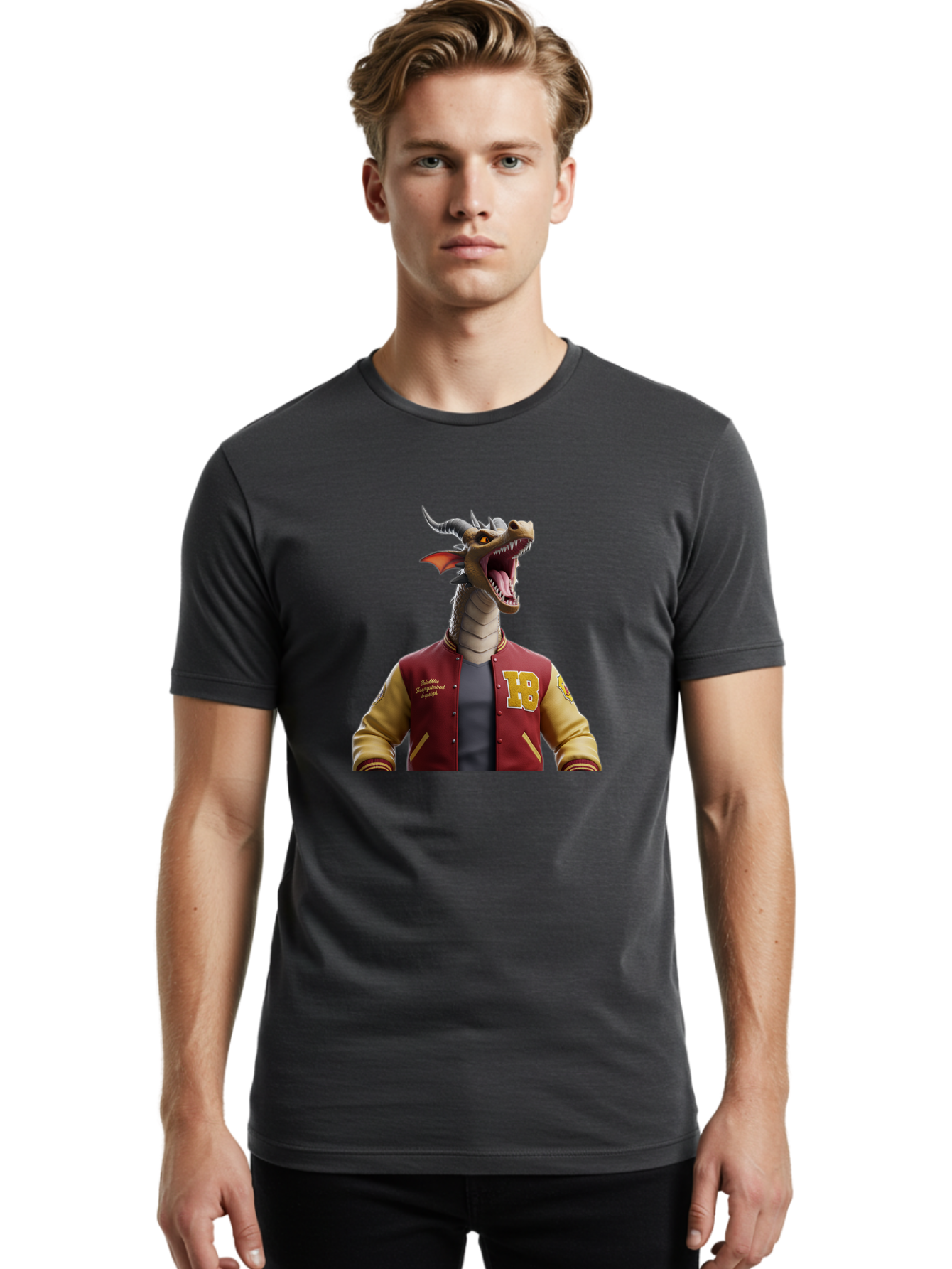 Dragon-Bomber Men'S Graphic Tee, 100% Cotton, Comfortable Casual Summer Wear, Machine Washable, Vintage Camera, Old Camera, Antique Camera, Black Camera, Classic Photography, Photography Equipment, Nostalgic Device, Film Camera, Camera Art Bak446
