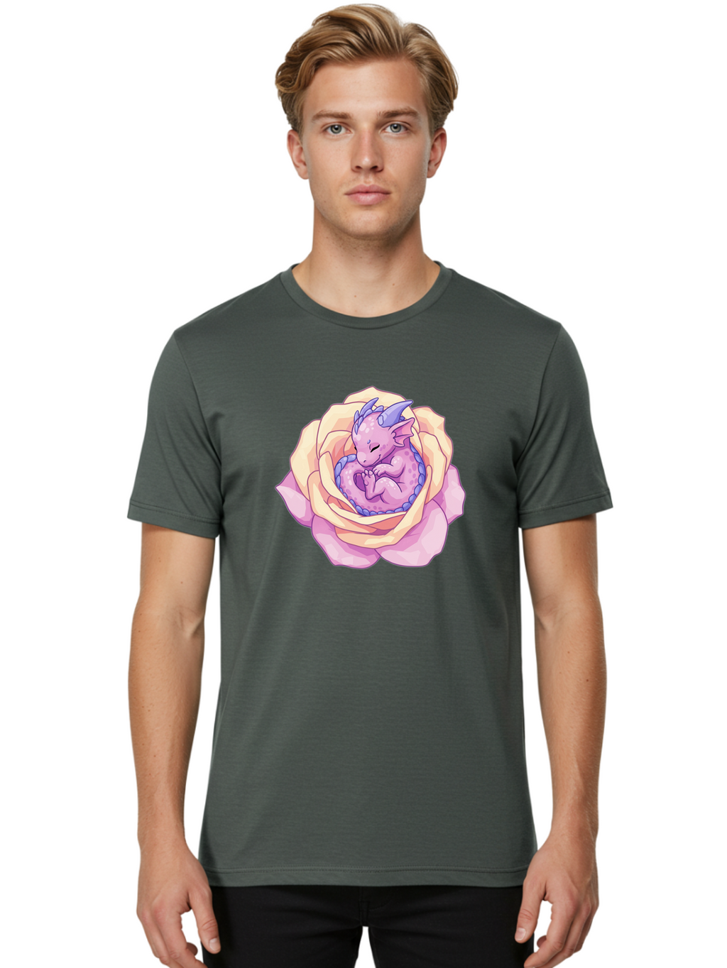 Dragon-In-A-Flower Men'S Graphic Tee, 100% Cotton, Comfortable Casual Summer Wear, Machine Washable, Vintage Camera, Old Camera, Antique Camera, Black Camera, Classic Photography, Photography Equipment, Nostalgic Device, Film Camera, Bak449