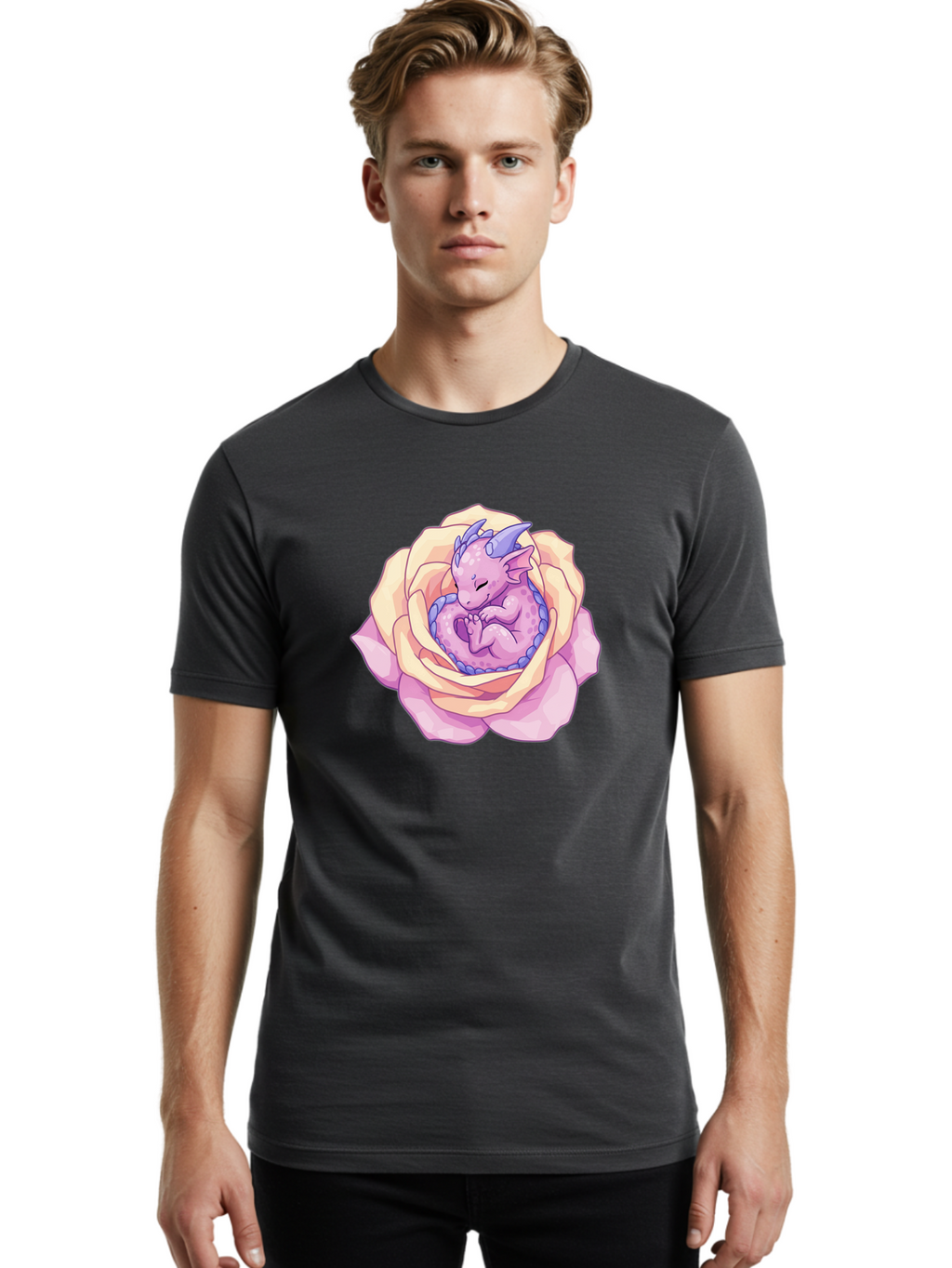 Dragon-In-A-Flower Men'S Graphic Tee, 100% Cotton, Comfortable Casual Summer Wear, Machine Washable, Vintage Camera, Old Camera, Antique Camera, Black Camera, Classic Photography, Photography Equipment, Nostalgic Device, Film Camera, Bak449
