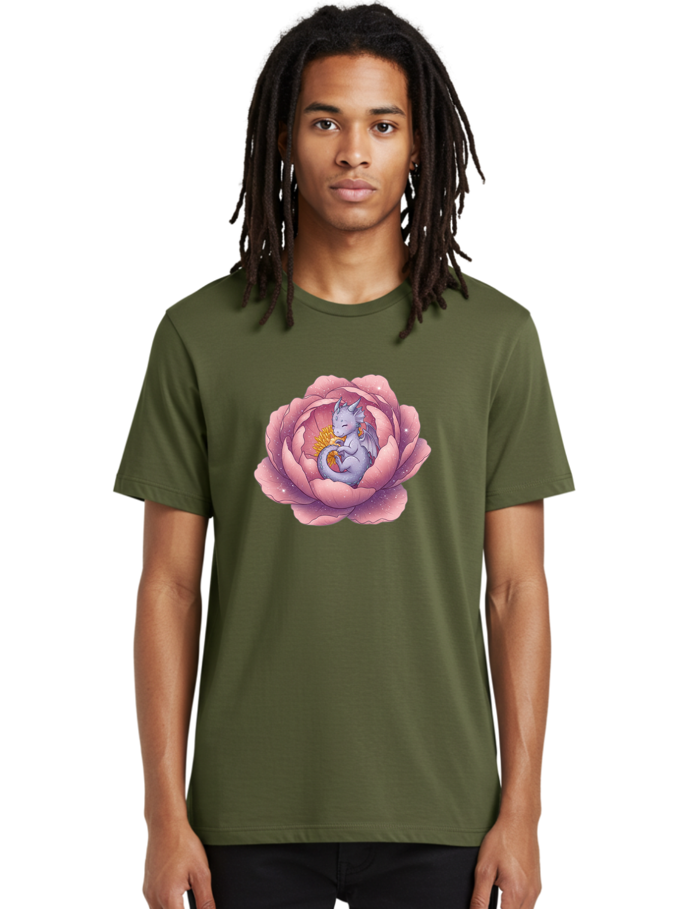 Dragon-In-A-Pink-Lotus Men'S Graphic Tee, 100% Cotton, Comfortable Casual Summer Wear, Machine Washable, Vintage Camera, Old Camera, Antique Camera, Black Camera, Classic Photography, Photography Equipment, Nostalgic Device, Film Camera, Bak450