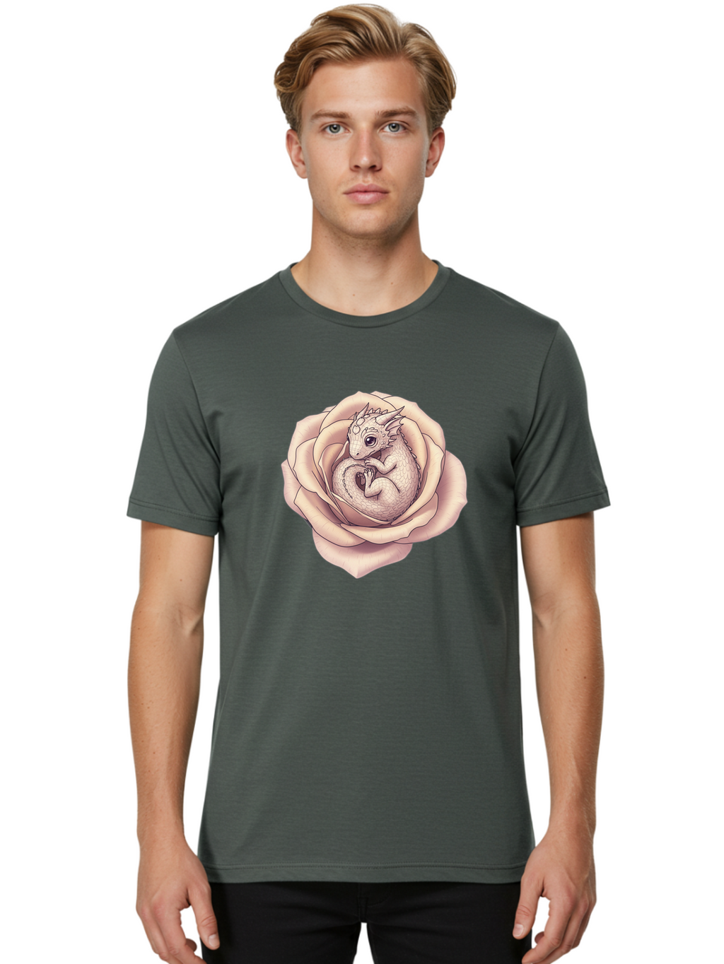 Dragon-In-A-Rose Men'S Graphic Tee, 100% Cotton, Comfortable Casual Summer Wear, Machine Washable, Vintage Camera, Old Camera, Antique Camera, Black Camera, Classic Photography, Photography Equipment, Nostalgic Device, Film Camera, Camera Art Bak451
