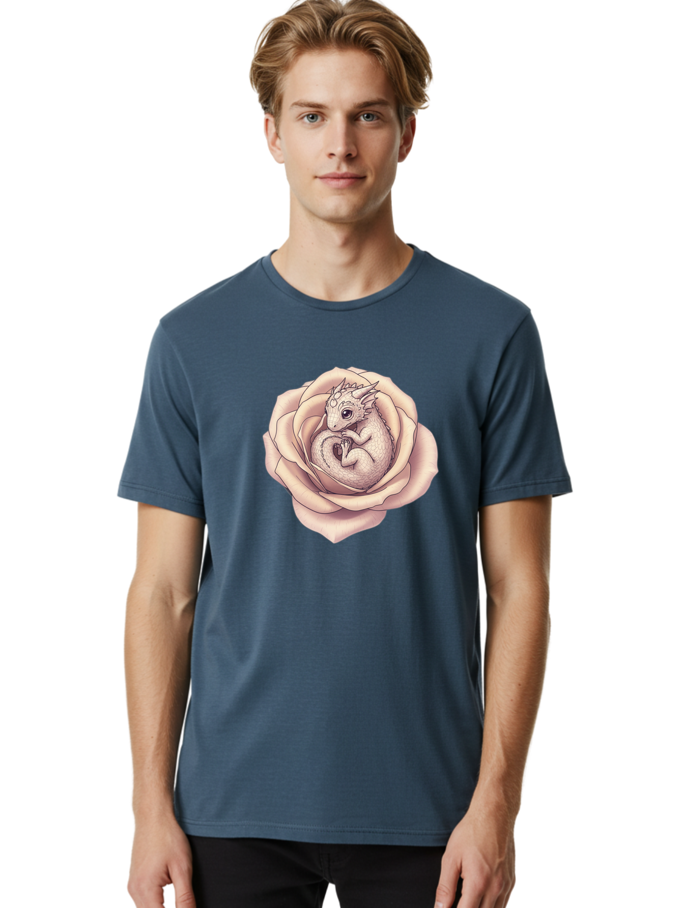 Dragon-In-A-Rose Men'S Graphic Tee, 100% Cotton, Comfortable Casual Summer Wear, Machine Washable, Vintage Camera, Old Camera, Antique Camera, Black Camera, Classic Photography, Photography Equipment, Nostalgic Device, Film Camera, Camera Art Bak451