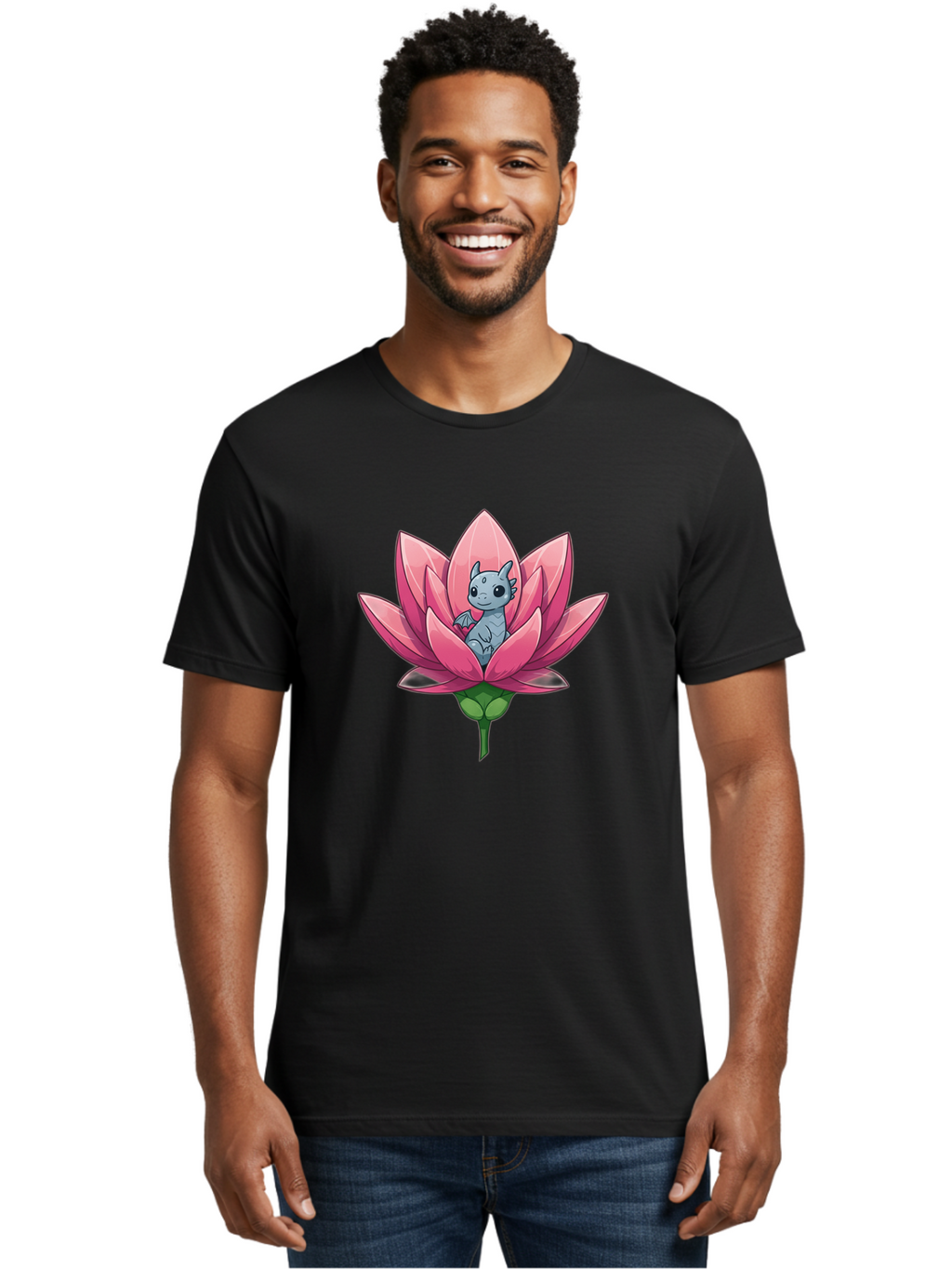 Dragon-In-Lotus-1 Men'S Graphic Tee, 100% Cotton, Comfortable Casual Summer Wear, Machine Washable, Vintage Camera, Old Camera, Antique Camera, Black Camera, Classic Photography, Photography Equipment, Nostalgic Device, Film Camera, Camera Art Bak457