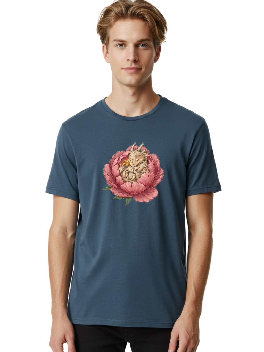 Dragon-In-Peony-1 Men'S Graphic Tee, 100% Cotton, Comfortable Casual Summer Wear, Machine Washable, Vintage Camera, Old Camera, Antique Camera, Black Camera, Classic Photography, Photography Equipment, Nostalgic Device, Film Camera, Camera Art Bak461