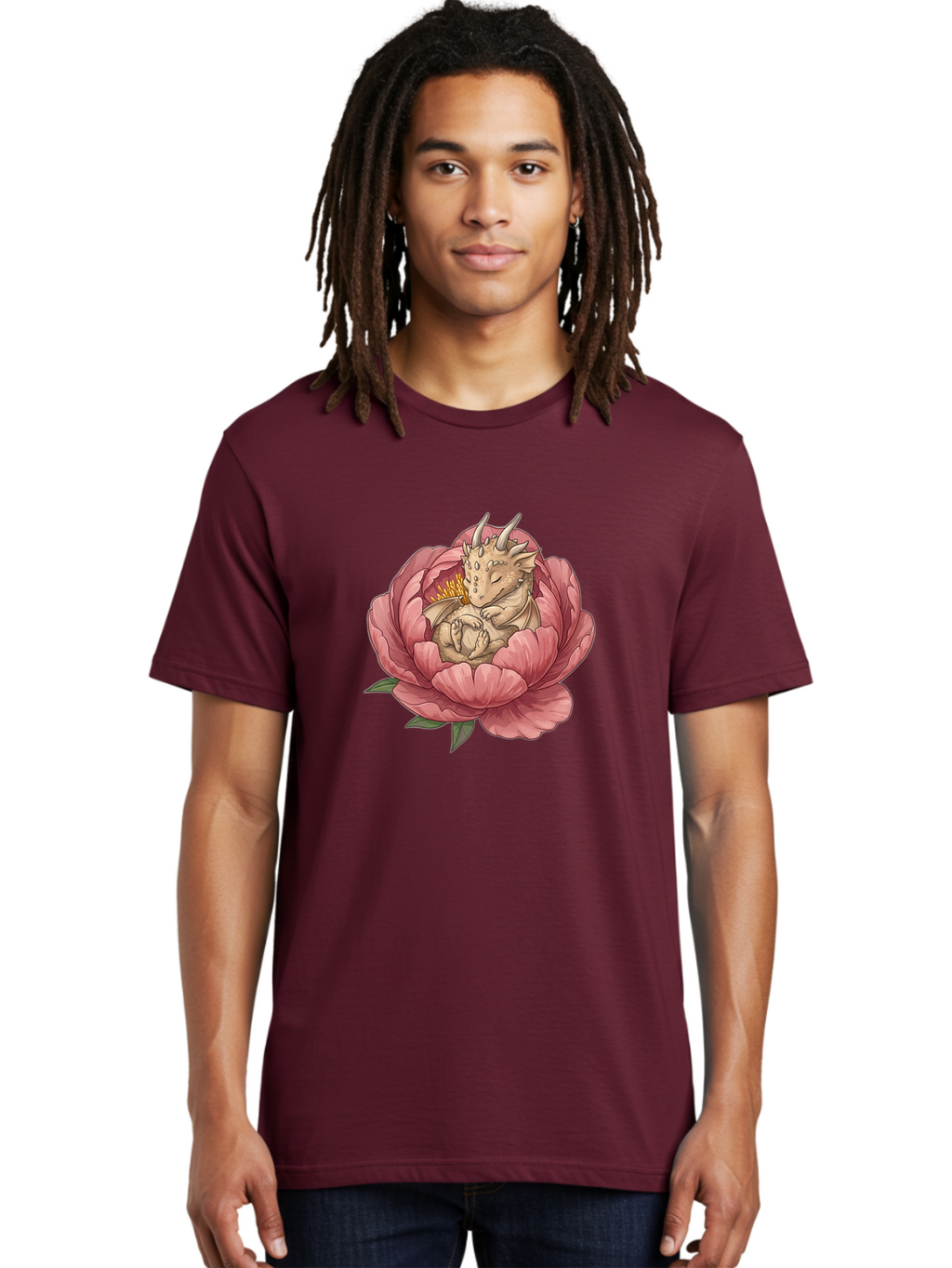 Dragon-In-Peony-1 Men'S Graphic Tee, 100% Cotton, Comfortable Casual Summer Wear, Machine Washable, Vintage Camera, Old Camera, Antique Camera, Black Camera, Classic Photography, Photography Equipment, Nostalgic Device, Film Camera, Camera Art Bak461