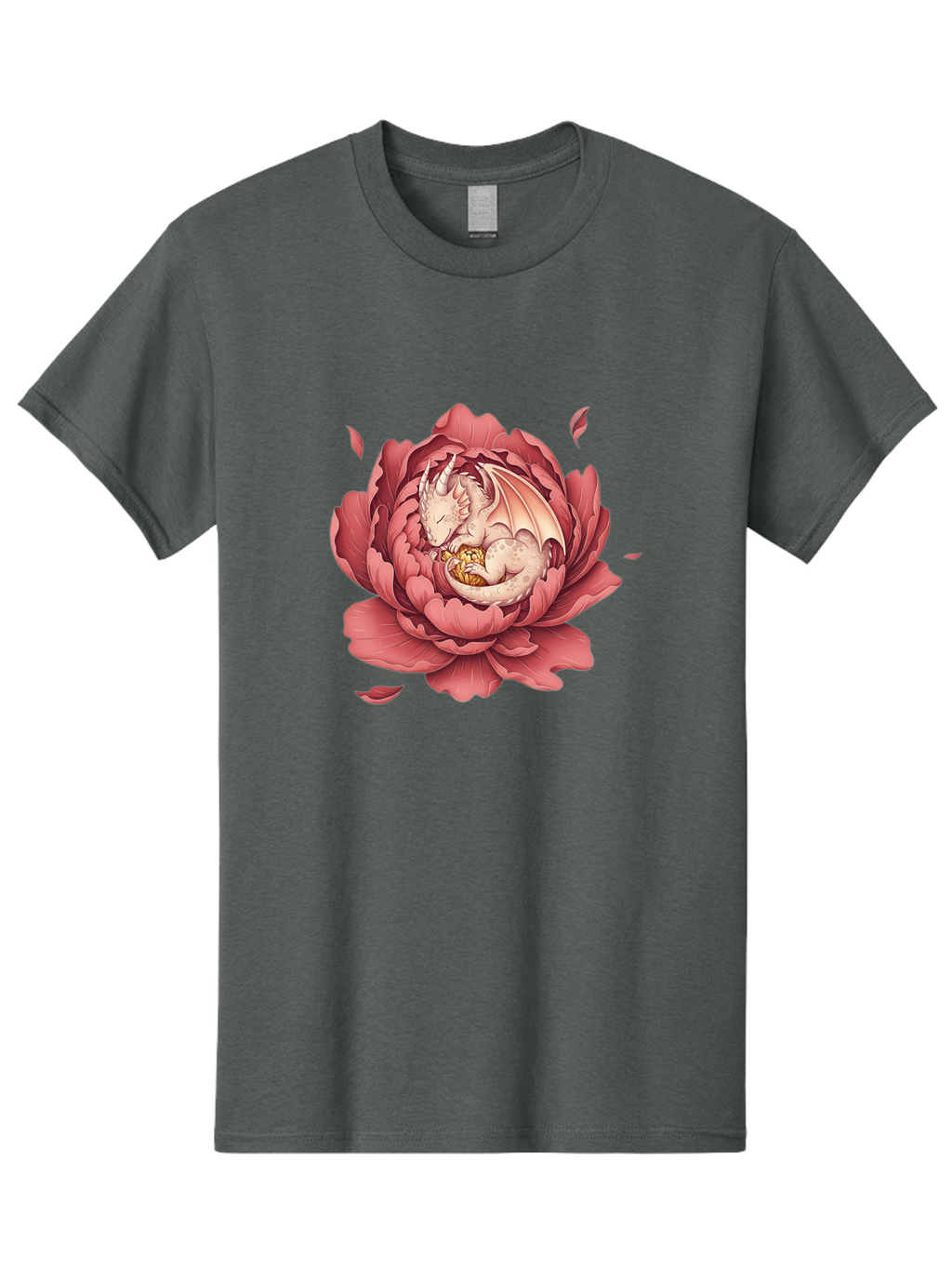 Dragon-In-Peony-Flower Men'S Graphic Tee, 100% Cotton, Comfortable Casual Summer Wear, Machine Washable, Vintage Camera, Old Camera, Antique Camera, Black Camera, Classic Photography, Photography Equipment, Nostalgic Device, Film Camera, Bak462