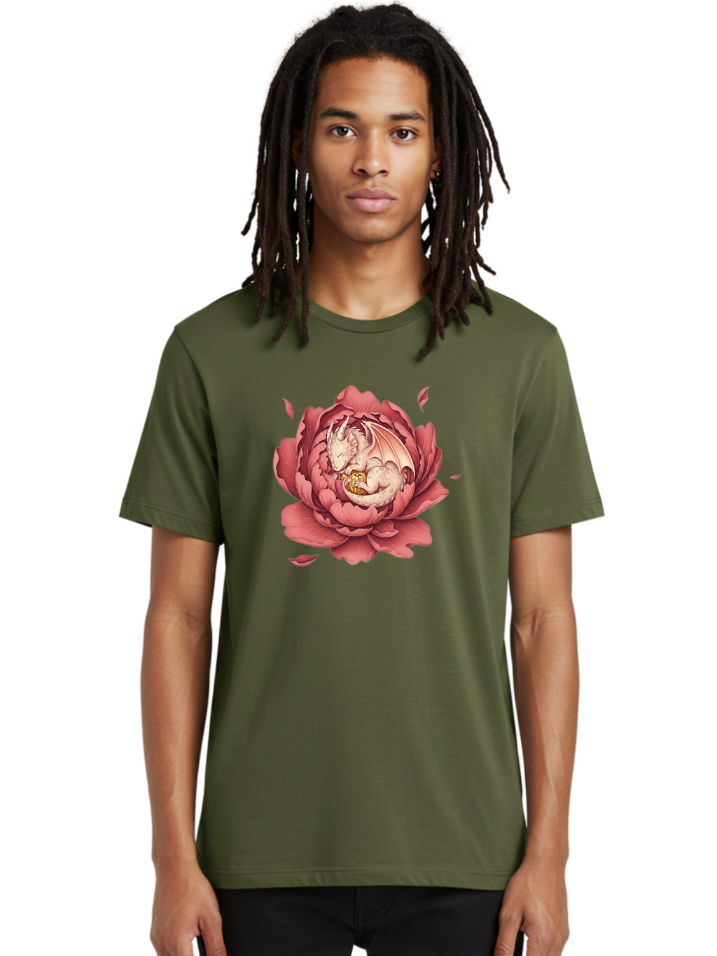 Dragon-In-Peony-Flower Men'S Graphic Tee, 100% Cotton, Comfortable Casual Summer Wear, Machine Washable, Vintage Camera, Old Camera, Antique Camera, Black Camera, Classic Photography, Photography Equipment, Nostalgic Device, Film Camera, Bak462