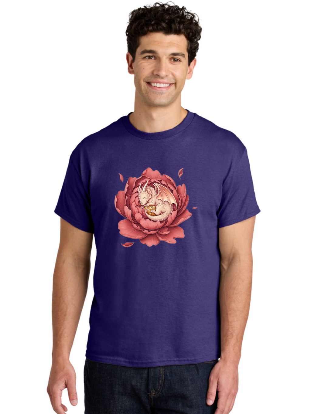Dragon-In-Peony-Flower Men'S Graphic Tee, 100% Cotton, Comfortable Casual Summer Wear, Machine Washable, Vintage Camera, Old Camera, Antique Camera, Black Camera, Classic Photography, Photography Equipment, Nostalgic Device, Film Camera, Bak462
