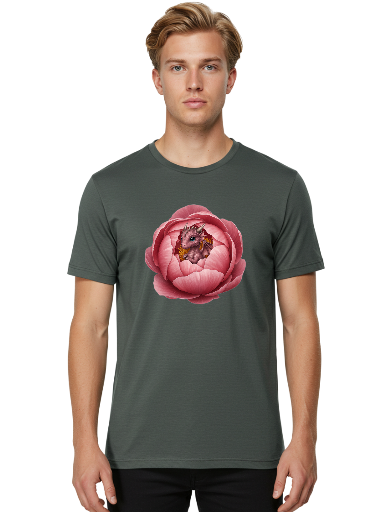 Dragon-In-Peony Men'S Graphic Tee, 100% Cotton, Comfortable Casual Summer Wear, Machine Washable, Vintage Camera, Old Camera, Antique Camera, Black Camera, Classic Photography, Photography Equipment, Nostalgic Device, Film Camera, Camera Art Bak463