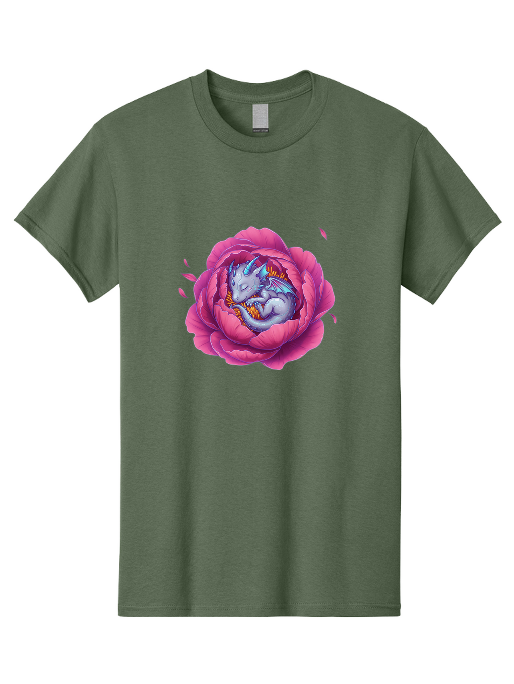 Dragon-In-Rose-1 Men'S Graphic Tee, 100% Cotton, Comfortable Casual Summer Wear, Machine Washable, Vintage Camera, Old Camera, Antique Camera, Black Camera, Classic Photography, Photography Equipment, Nostalgic Device, Film Camera, Camera Art Bak464