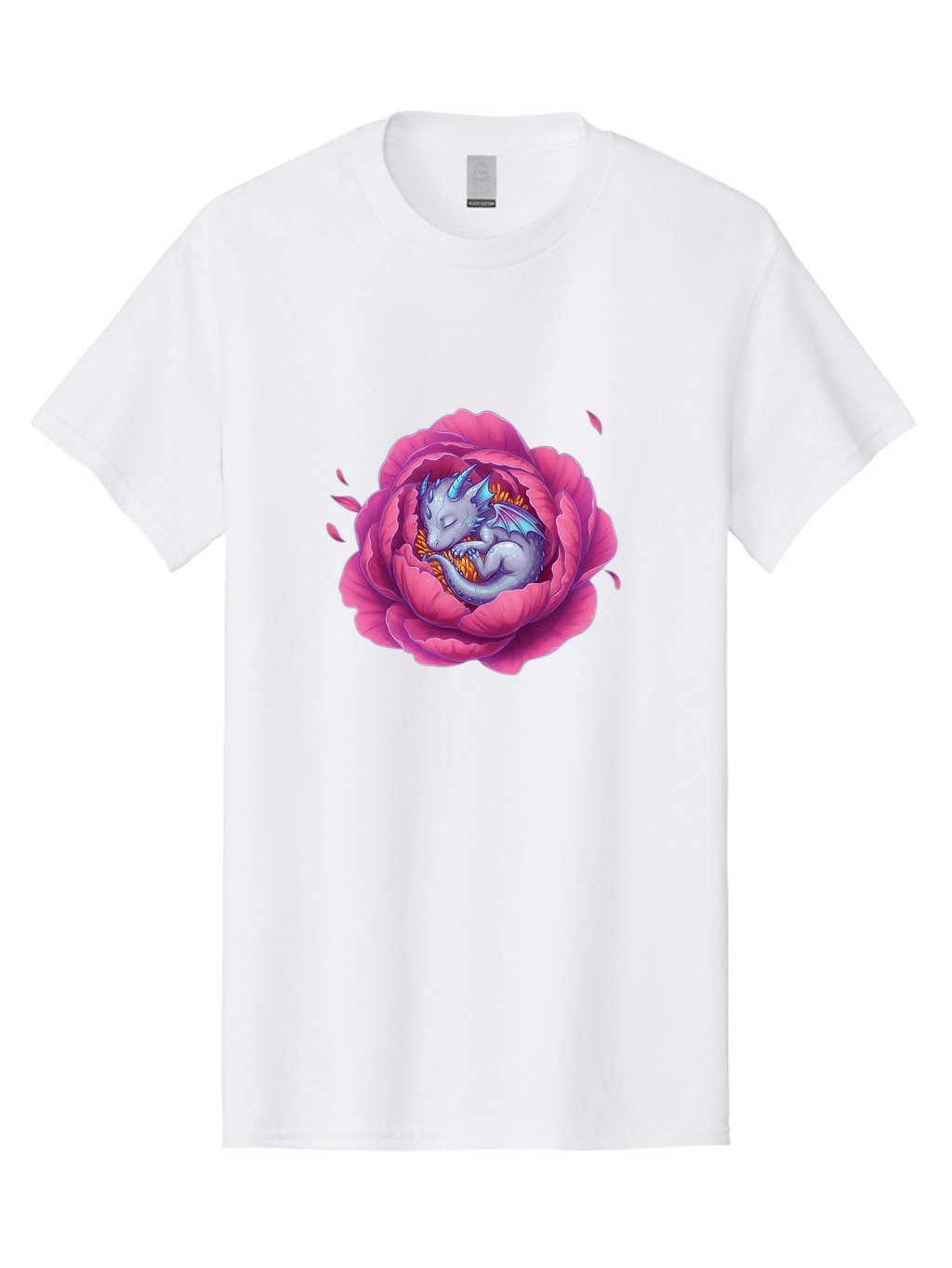 Dragon-In-Rose-1 Men'S Graphic Tee, 100% Cotton, Comfortable Casual Summer Wear, Machine Washable, Vintage Camera, Old Camera, Antique Camera, Black Camera, Classic Photography, Photography Equipment, Nostalgic Device, Film Camera, Camera Art Bak464