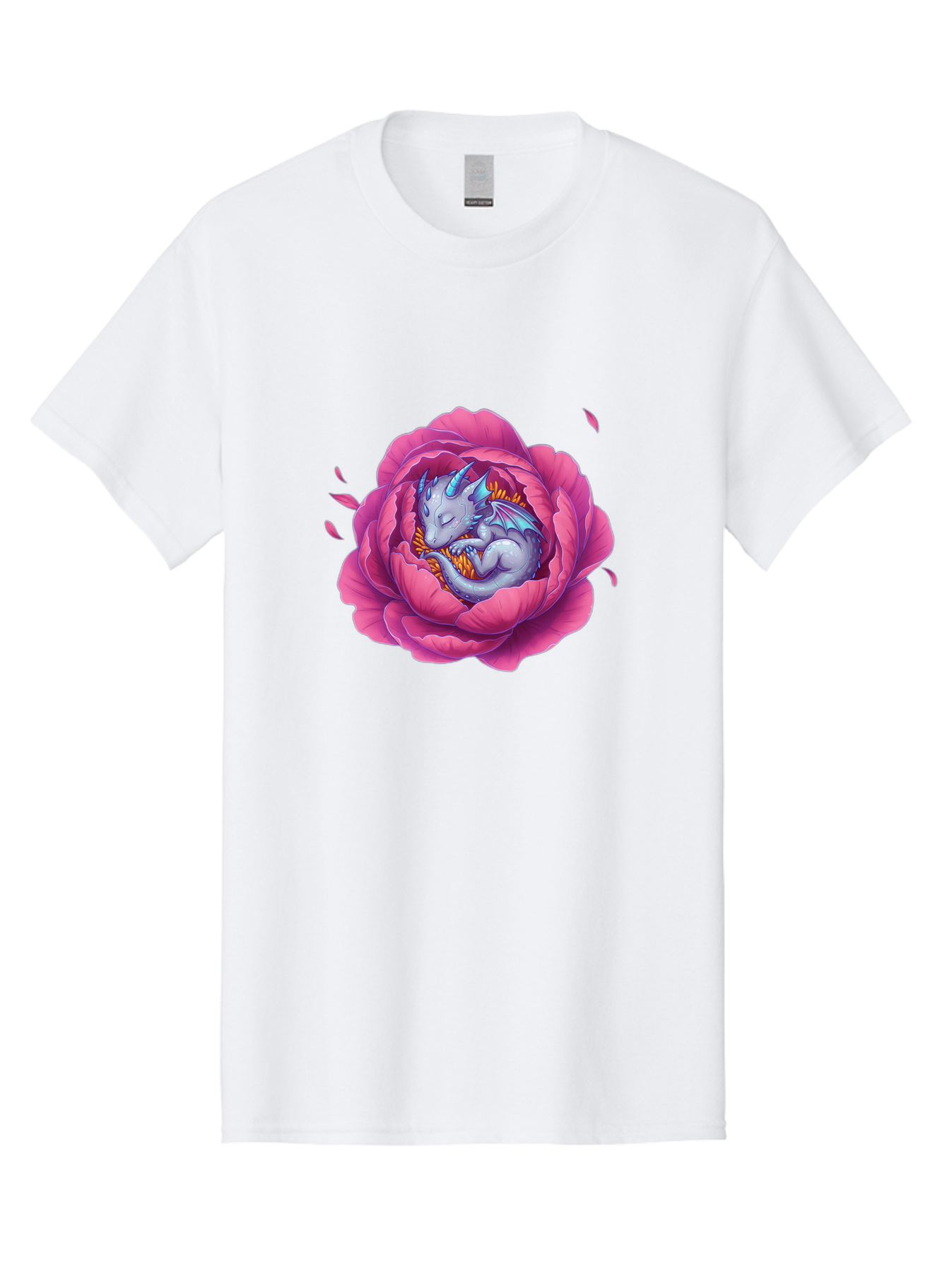Dragon-In-Rose-1 Men'S Graphic Tee, 100% Cotton, Comfortable Casual Summer Wear, Machine Washable, Vintage Camera, Old Camera, Antique Camera, Black Camera, Classic Photography, Photography Equipment, Nostalgic Device, Film Camera, Camera Art Bak464