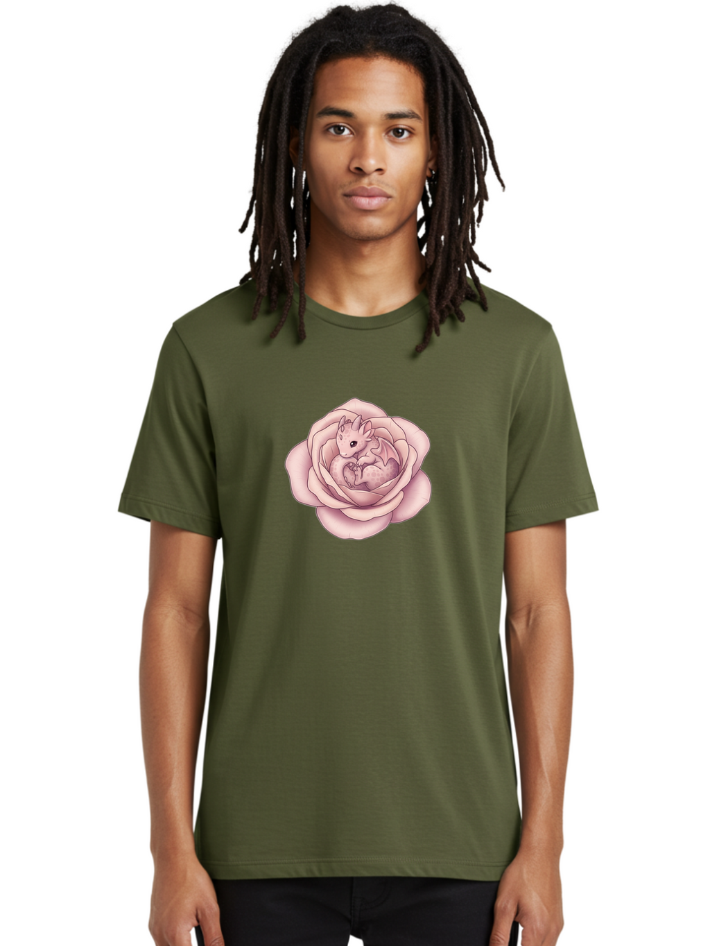 Dragon-In-Rose-2 Men'S Graphic Tee, 100% Cotton, Comfortable Casual Summer Wear, Machine Washable, Vintage Camera, Old Camera, Antique Camera, Black Camera, Classic Photography, Photography Equipment, Nostalgic Device, Film Camera, Camera Art Bak465