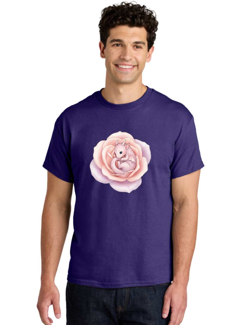 Dragon-In-Rose-3 Men'S Graphic Tee, 100% Cotton, Comfortable Casual Summer Wear, Machine Washable, Vintage Camera, Old Camera, Antique Camera, Black Camera, Classic Photography, Photography Equipment, Nostalgic Device, Film Camera, Camera Art Bak466