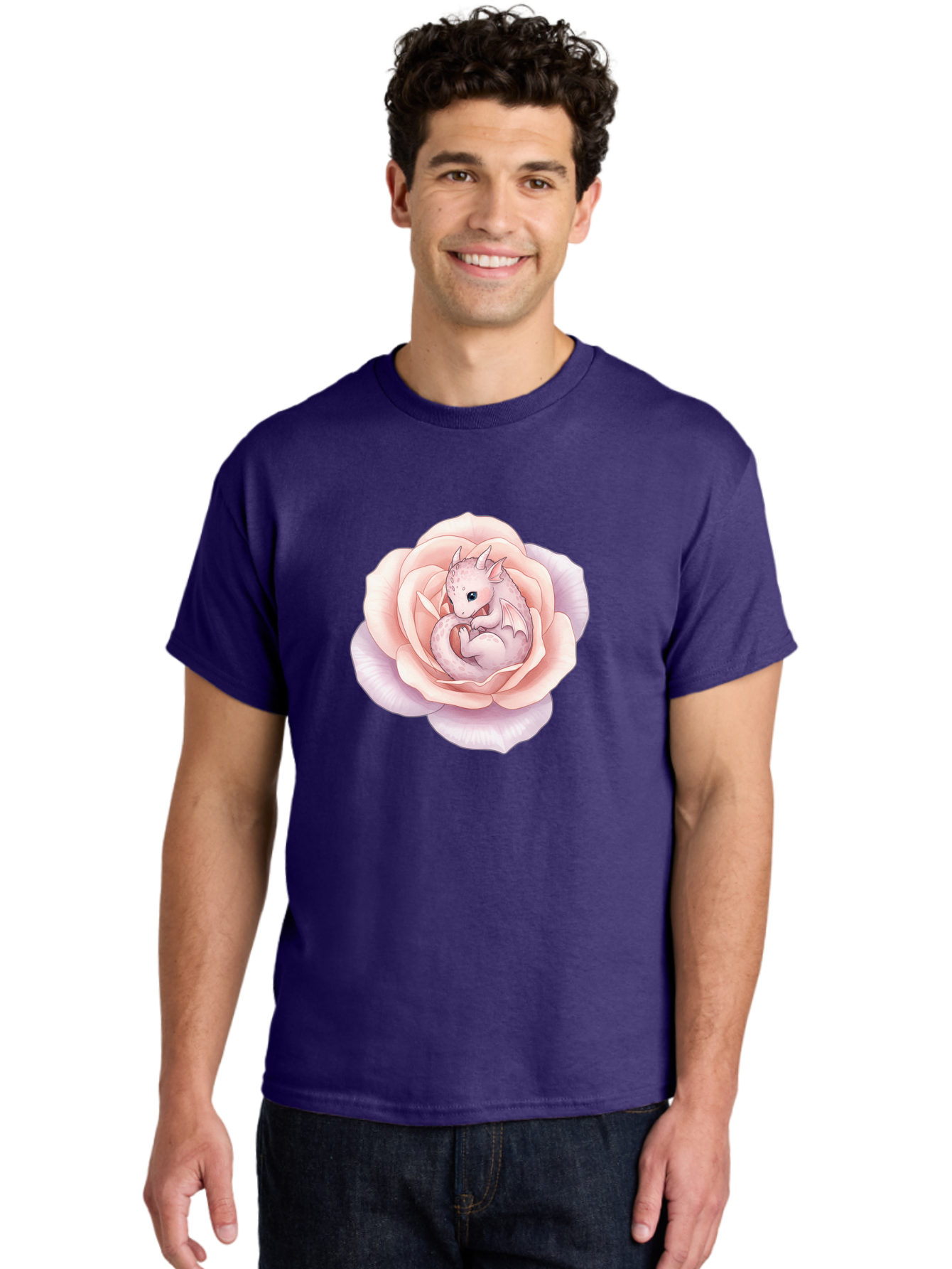 Dragon-In-Rose-3 Men'S Graphic Tee, 100% Cotton, Comfortable Casual Summer Wear, Machine Washable, Vintage Camera, Old Camera, Antique Camera, Black Camera, Classic Photography, Photography Equipment, Nostalgic Device, Film Camera, Camera Art Bak466