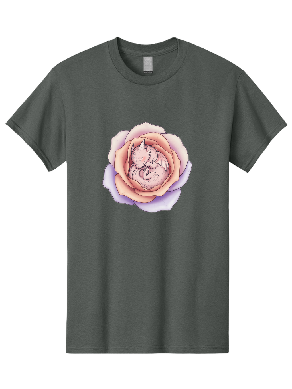 Dragon-In-Rose-4 Men'S Graphic Tee, 100% Cotton, Comfortable Casual Summer Wear, Machine Washable, Vintage Camera, Old Camera, Antique Camera, Black Camera, Classic Photography, Photography Equipment, Nostalgic Device, Film Camera, Camera Art Bak467