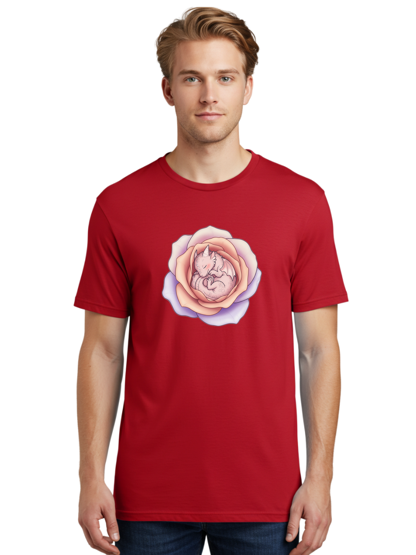 Dragon-In-Rose-4 Men'S Graphic Tee, 100% Cotton, Comfortable Casual Summer Wear, Machine Washable, Vintage Camera, Old Camera, Antique Camera, Black Camera, Classic Photography, Photography Equipment, Nostalgic Device, Film Camera, Camera Art Bak467