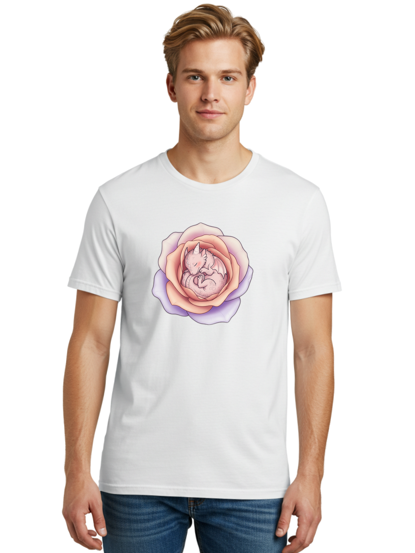 Dragon-In-Rose-4 Men'S Graphic Tee, 100% Cotton, Comfortable Casual Summer Wear, Machine Washable, Vintage Camera, Old Camera, Antique Camera, Black Camera, Classic Photography, Photography Equipment, Nostalgic Device, Film Camera, Camera Art Bak467