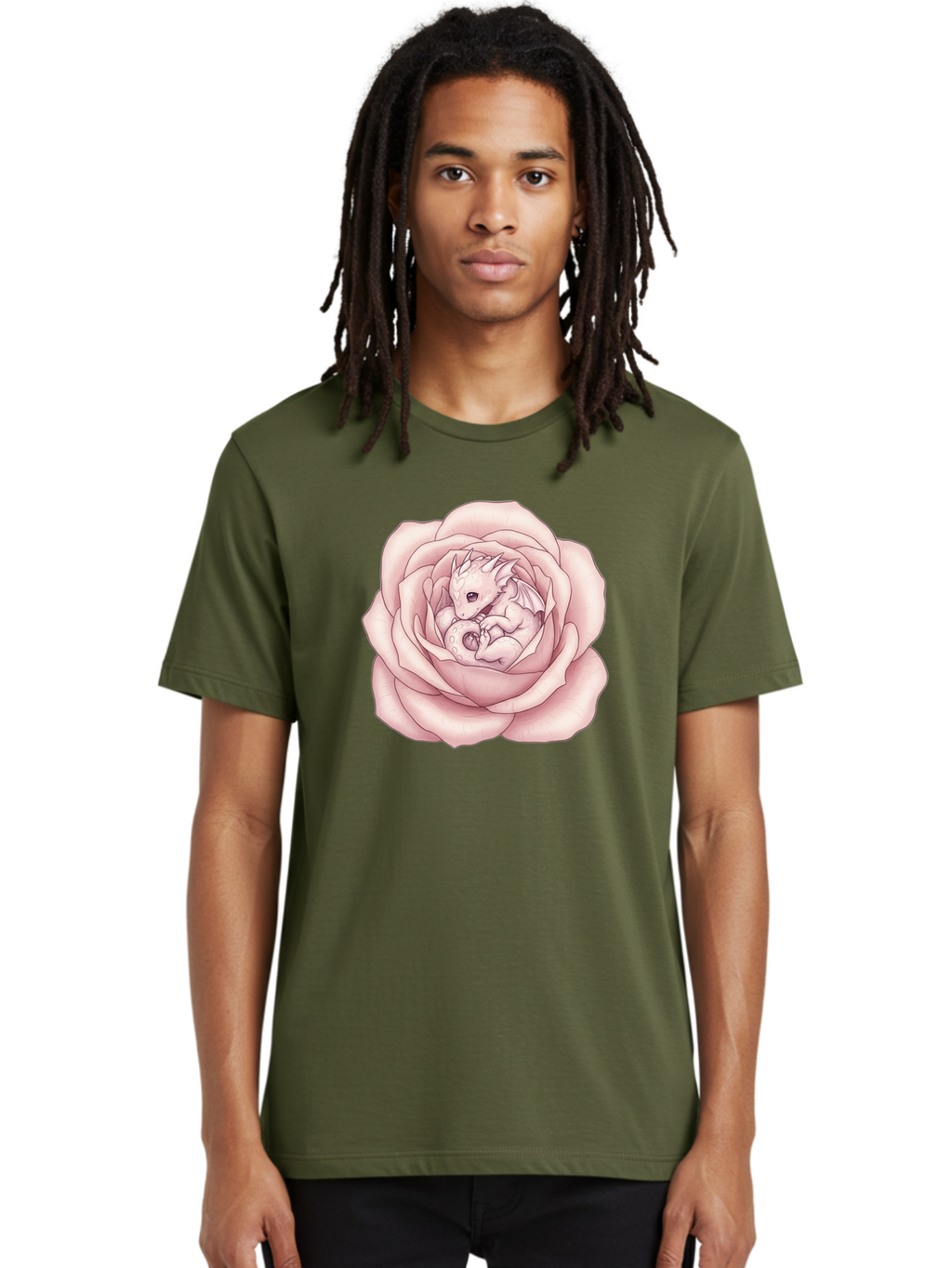 Dragon-In-Rose-5 Men'S Graphic Tee, 100% Cotton, Comfortable Casual Summer Wear, Machine Washable, Vintage Camera, Old Camera, Antique Camera, Black Camera, Classic Photography, Photography Equipment, Nostalgic Device, Film Camera, Camera Art Bak468