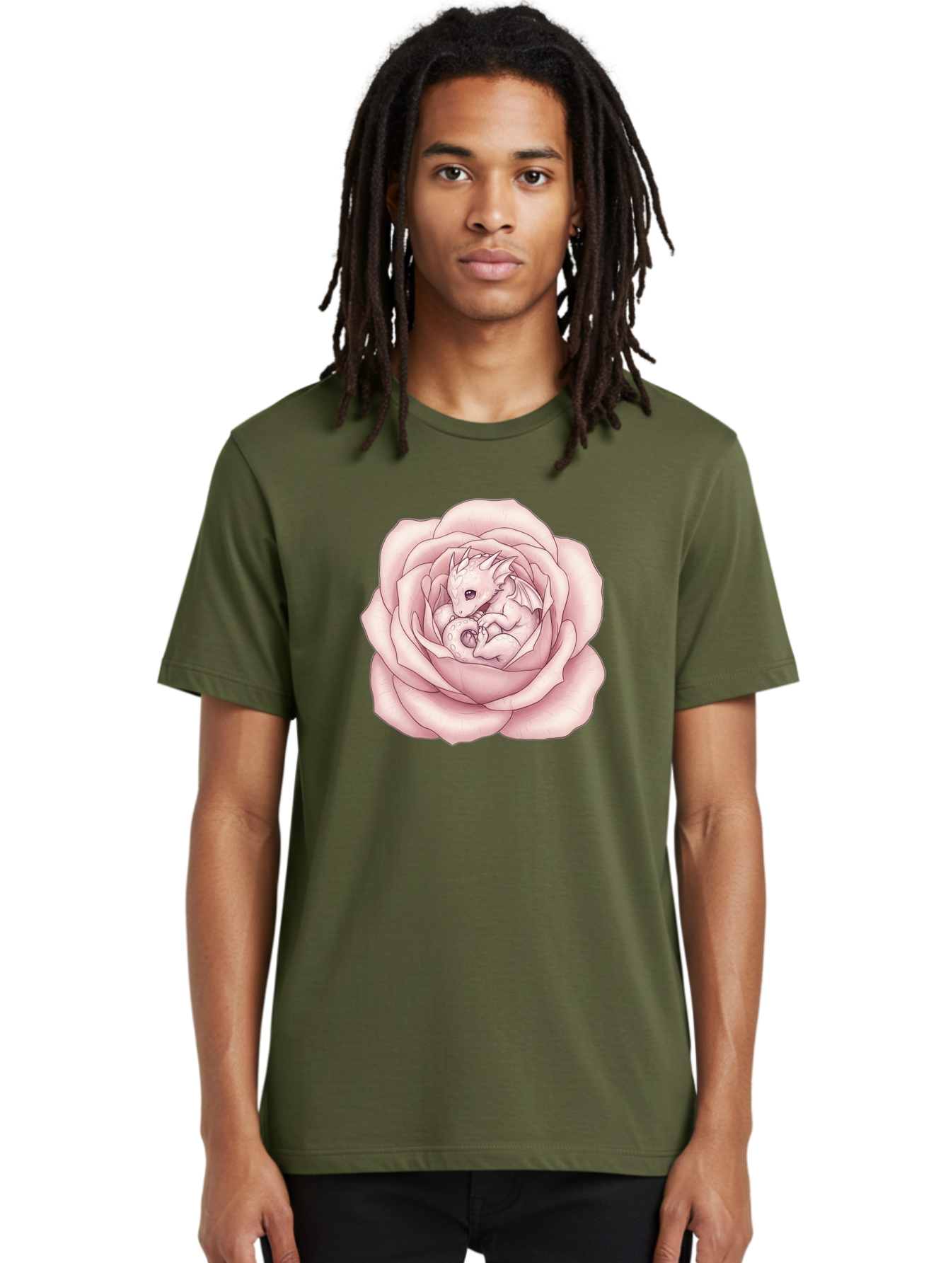 Dragon-In-Rose-5 Men'S Graphic Tee, 100% Cotton, Comfortable Casual Summer Wear, Machine Washable, Vintage Camera, Old Camera, Antique Camera, Black Camera, Classic Photography, Photography Equipment, Nostalgic Device, Film Camera, Camera Art Bak468