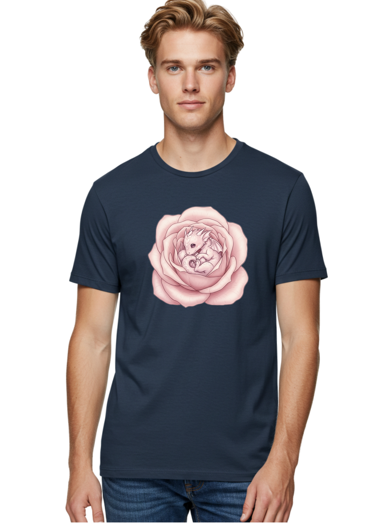 Dragon-In-Rose-5 Men'S Graphic Tee, 100% Cotton, Comfortable Casual Summer Wear, Machine Washable, Vintage Camera, Old Camera, Antique Camera, Black Camera, Classic Photography, Photography Equipment, Nostalgic Device, Film Camera, Camera Art Bak468