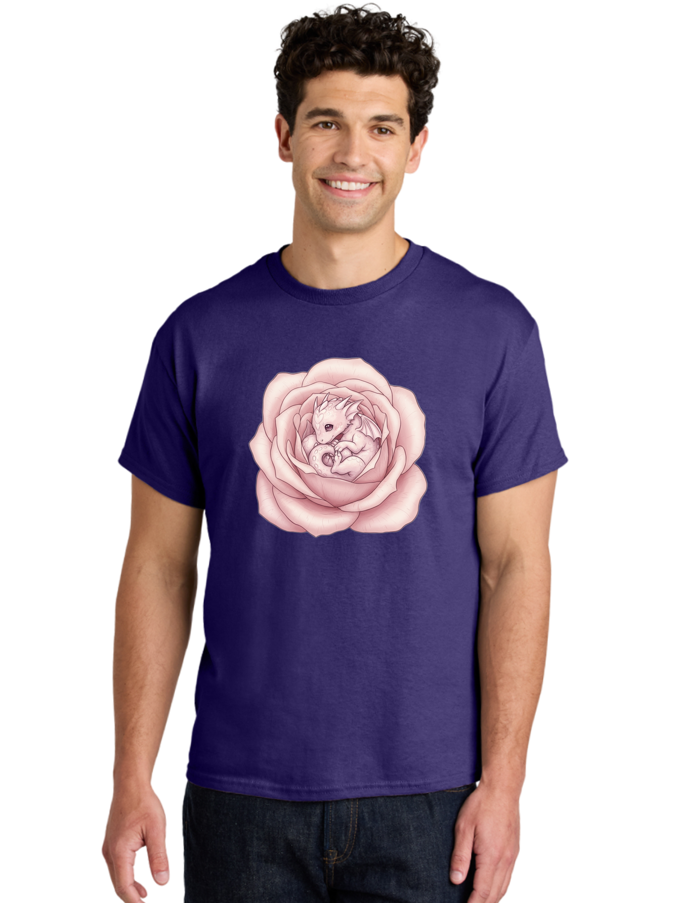 Dragon-In-Rose-5 Men'S Graphic Tee, 100% Cotton, Comfortable Casual Summer Wear, Machine Washable, Vintage Camera, Old Camera, Antique Camera, Black Camera, Classic Photography, Photography Equipment, Nostalgic Device, Film Camera, Camera Art Bak468