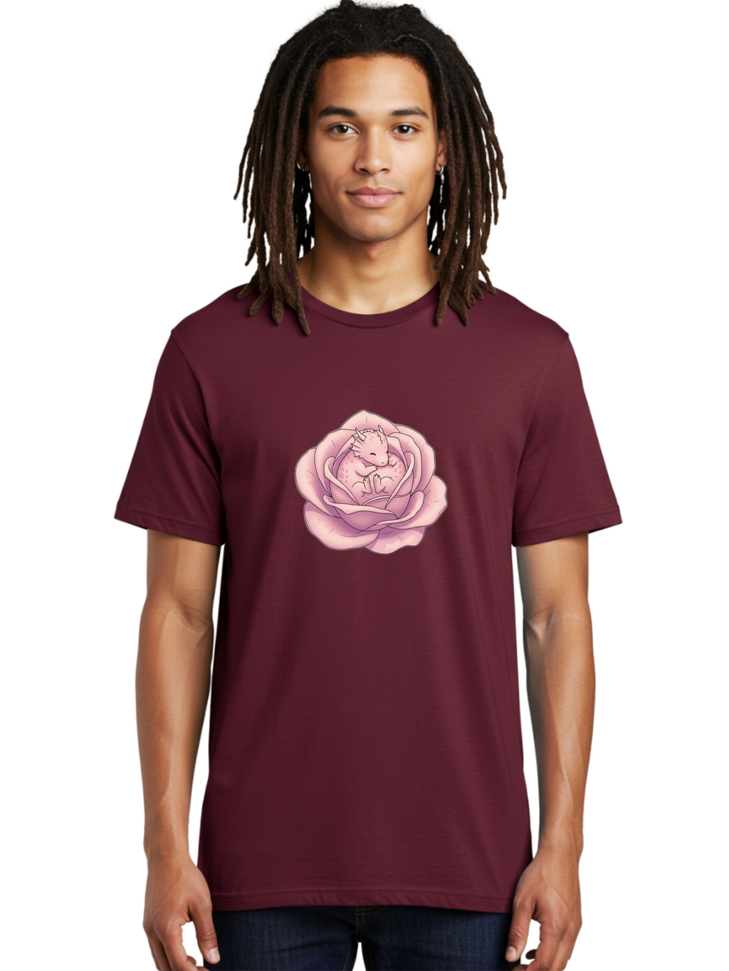 Dragon-In-Rose-8 Men'S Graphic Tee, 100% Cotton, Comfortable Casual Summer Wear, Machine Washable, Vintage Camera, Old Camera, Antique Camera, Black Camera, Classic Photography, Photography Equipment, Nostalgic Device, Film Camera, Camera Art Bak471