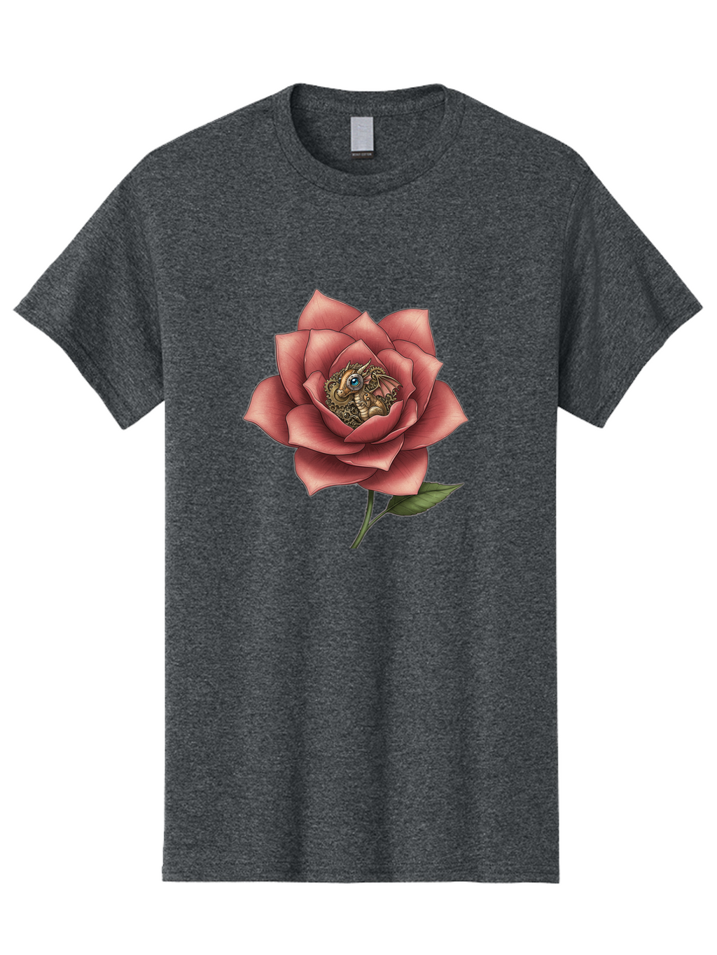 Dragon-In-Rose Men'S Graphic Tee, 100% Cotton, Comfortable Casual Summer Wear, Machine Washable, Vintage Camera, Old Camera, Antique Camera, Black Camera, Classic Photography, Photography Equipment, Nostalgic Device, Film Camera, Camera Art Bak472