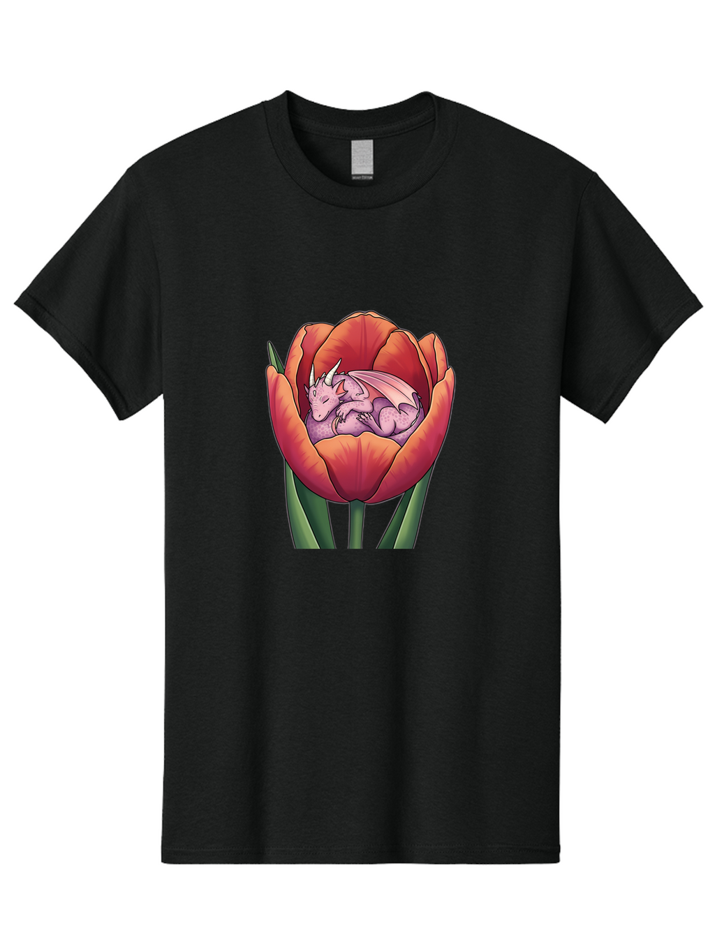 Dragon-In-Tulip-1 Men'S Graphic Tee, 100% Cotton, Comfortable Casual Summer Wear, Machine Washable, Vintage Camera, Old Camera, Antique Camera, Black Camera, Classic Photography, Photography Equipment, Nostalgic Device, Film Camera, Camera Art Bak473