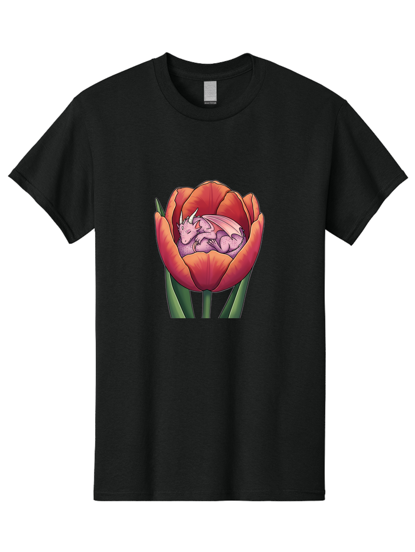 Dragon-In-Tulip-1 Men'S Graphic Tee, 100% Cotton, Comfortable Casual Summer Wear, Machine Washable, Vintage Camera, Old Camera, Antique Camera, Black Camera, Classic Photography, Photography Equipment, Nostalgic Device, Film Camera, Camera Art Bak473