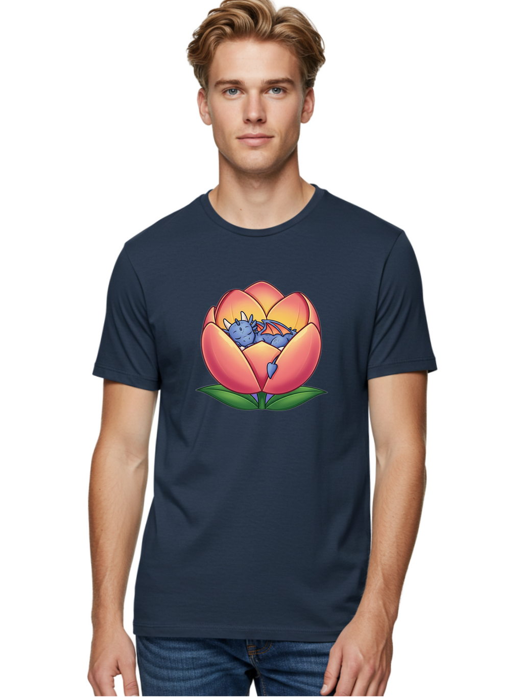 Dragon-In-Tulip-2 Men'S Graphic Tee, 100% Cotton, Comfortable Casual Summer Wear, Machine Washable, Vintage Camera, Old Camera, Antique Camera, Black Camera, Classic Photography, Photography Equipment, Nostalgic Device, Film Camera, Camera Art Bak474