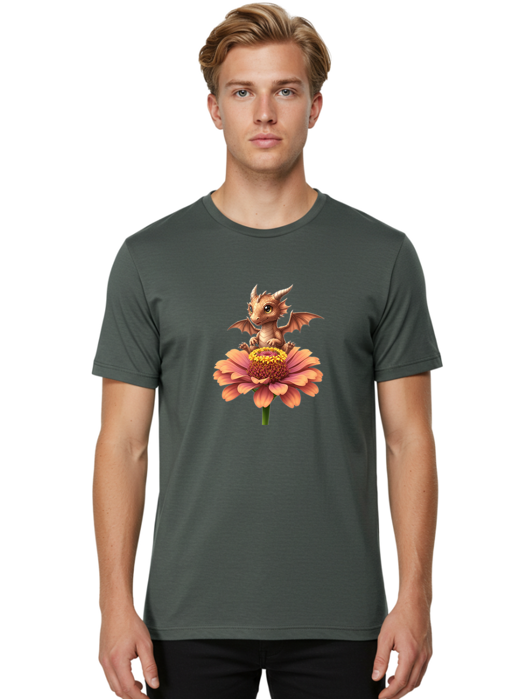 Dragon-On-Flower Men'S Graphic Tee, 100% Cotton, Comfortable Casual Summer Wear, Machine Washable, Vintage Camera, Old Camera, Antique Camera, Black Camera, Classic Photography, Photography Equipment, Nostalgic Device, Film Camera, Camera Art Bak480
