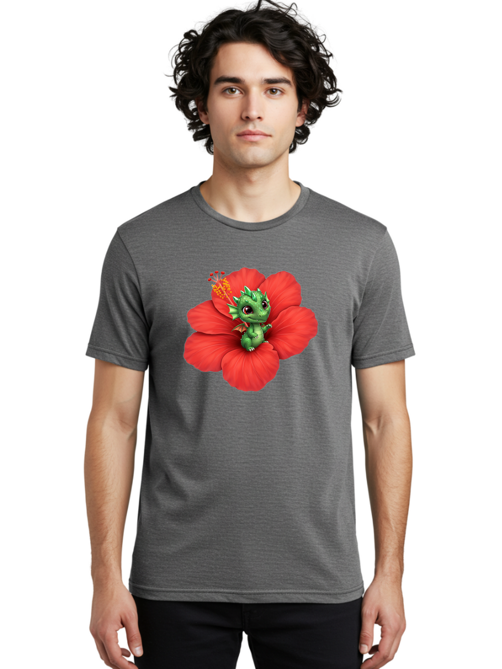 Dragon-On-Hibiscus Men'S Graphic Tee, 100% Cotton, Comfortable Casual Summer Wear, Machine Washable, Vintage Camera, Old Camera, Antique Camera, Black Camera, Classic Photography, Photography Equipment, Nostalgic Device, Film Camera, Bak481