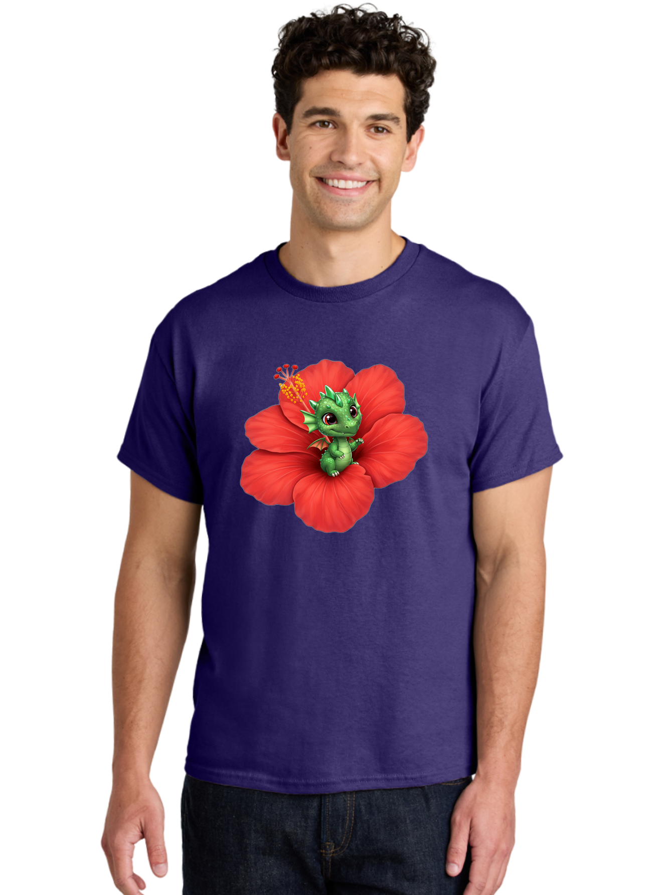 Dragon-On-Hibiscus Men'S Graphic Tee, 100% Cotton, Comfortable Casual Summer Wear, Machine Washable, Vintage Camera, Old Camera, Antique Camera, Black Camera, Classic Photography, Photography Equipment, Nostalgic Device, Film Camera, Bak481