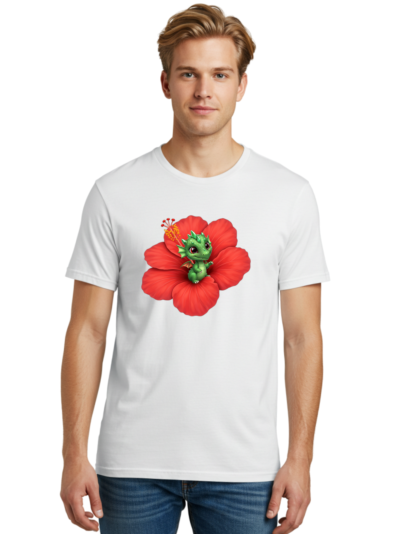 Dragon-On-Hibiscus Men'S Graphic Tee, 100% Cotton, Comfortable Casual Summer Wear, Machine Washable, Vintage Camera, Old Camera, Antique Camera, Black Camera, Classic Photography, Photography Equipment, Nostalgic Device, Film Camera, Bak481
