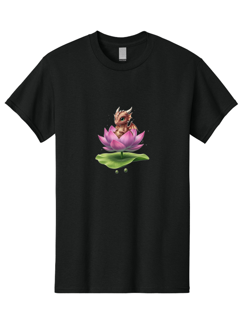 Dragon-On-Lotus-Flower-1 Men'S Graphic Tee, 100% Cotton, Comfortable Casual Summer Wear, Machine Washable, Vintage Camera, Old Camera, Antique Camera, Black Camera, Classic Photography, Photography Equipment, Nostalgic Device, Film Camera, Bak483