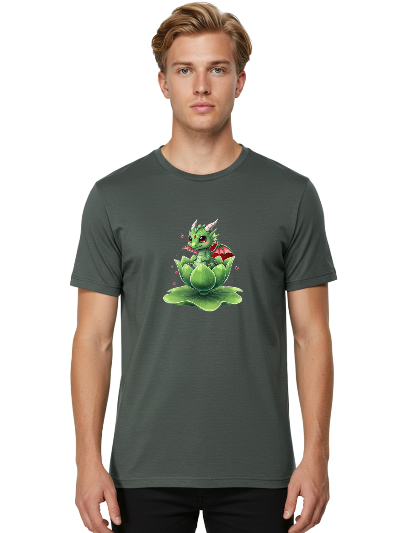 Dragon-On-Lotus-Flower Men'S Graphic Tee, 100% Cotton, Comfortable Casual Summer Wear, Machine Washable, Vintage Camera, Old Camera, Antique Camera, Black Camera, Classic Photography, Photography Equipment, Nostalgic Device, Film Camera, Bak485