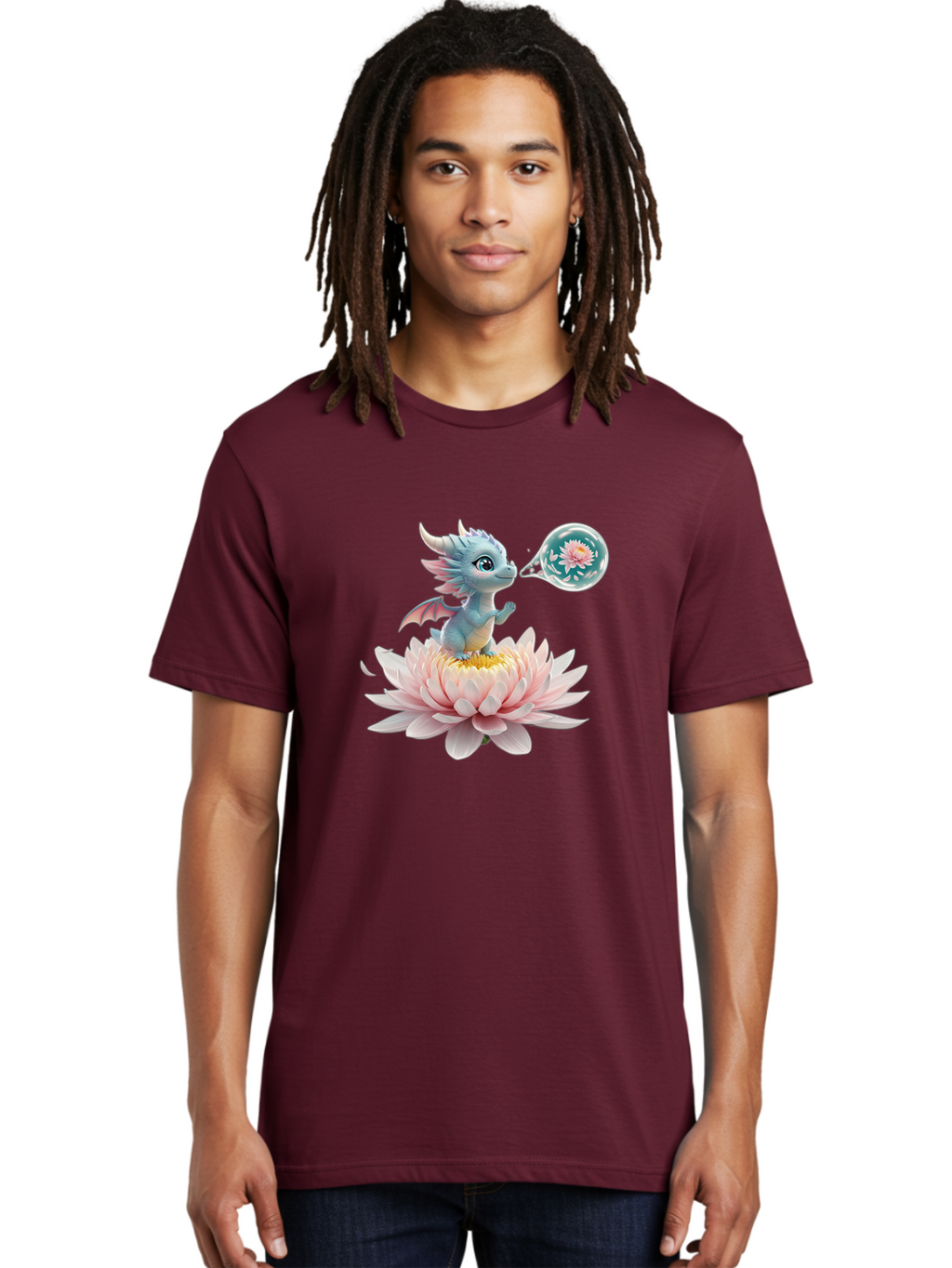 Dragon-On-Lotus Men'S Graphic Tee, 100% Cotton, Comfortable Casual Summer Wear, Machine Washable, Vintage Camera, Old Camera, Antique Camera, Black Camera, Classic Photography, Photography Equipment, Nostalgic Device, Film Camera, Camera Art Bak486